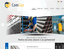 Tablet Screenshot of comgaz.ro